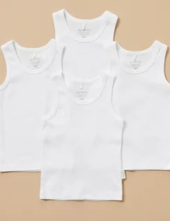 4 Pack Rib Singlet