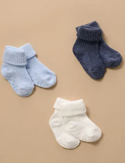 3 Pack Rib Socks
