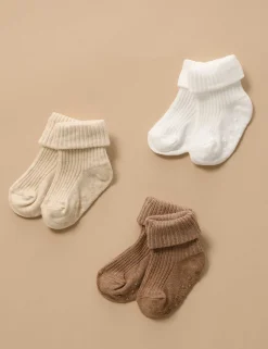 3 Pack Rib Socks
