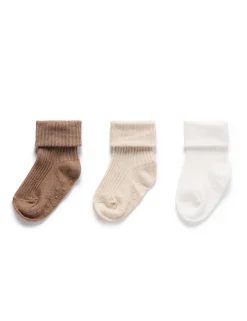 3 Pack Rib Socks