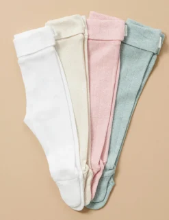Pointelle Footed Leggings