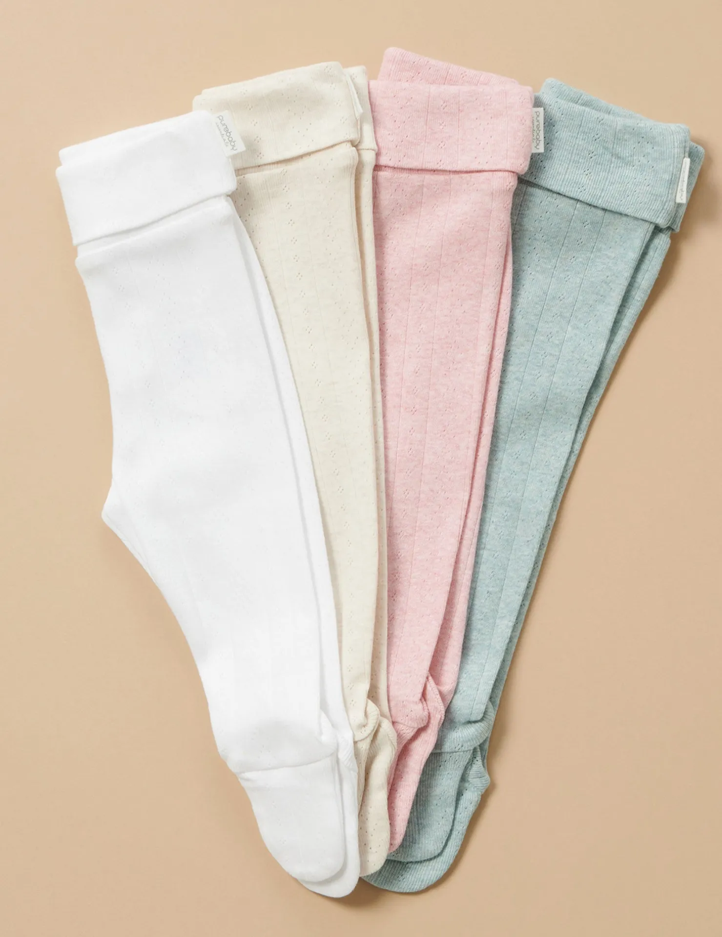Pointelle Footed Leggings