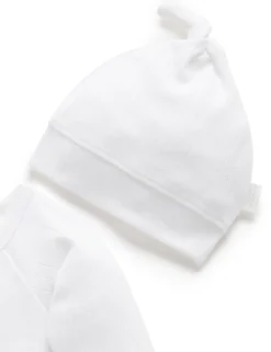 Pointelle Growsuit & Hat Pack