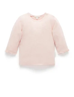 Pointelle Rib Layering Top