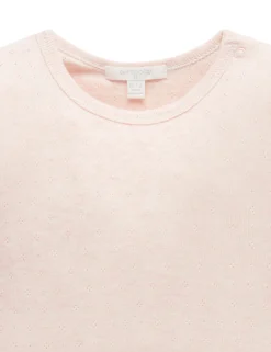 Pointelle Rib Layering Top