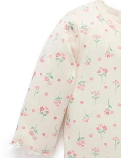 Pointelle Rib Layering Top
