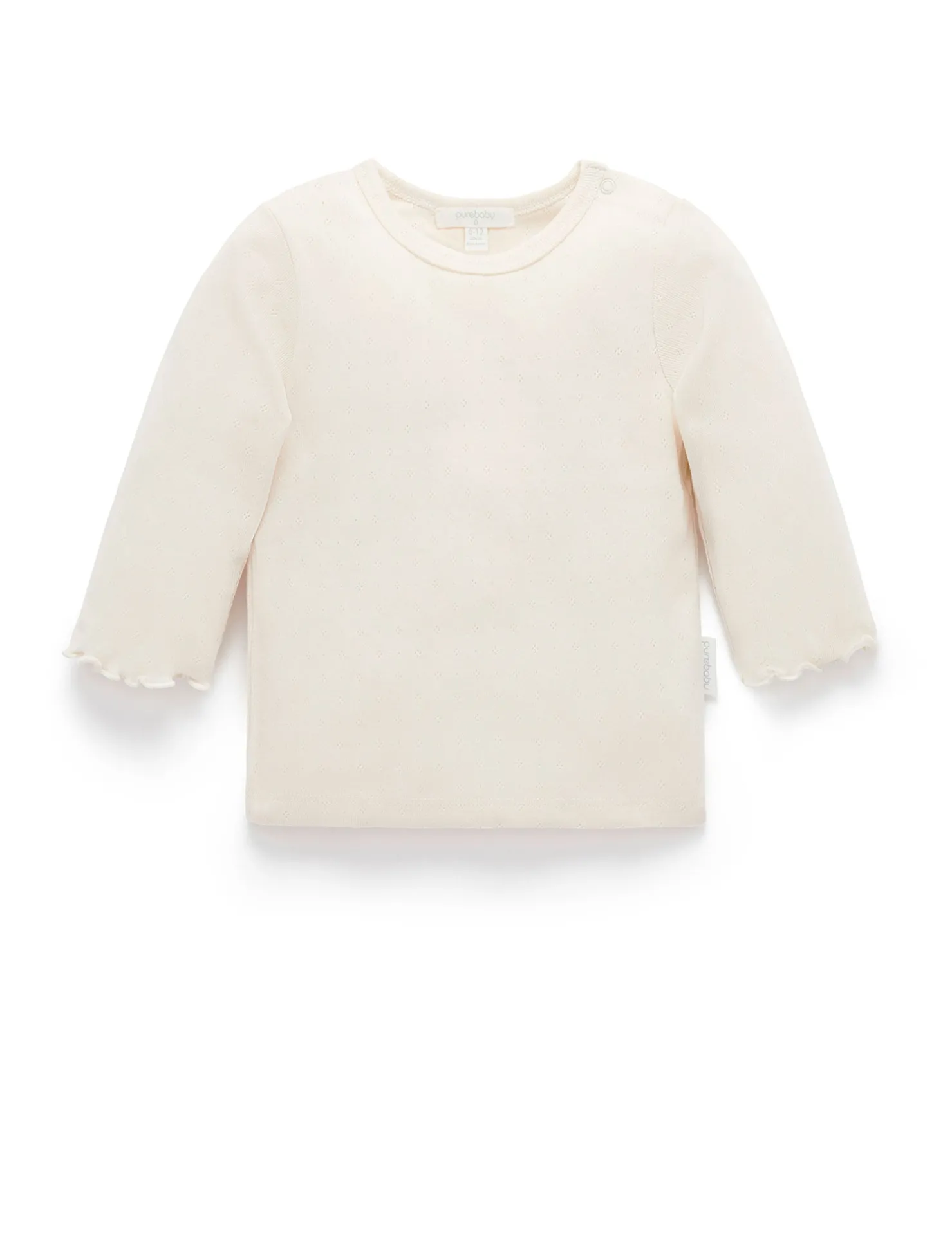 Pointelle Rib Layering Top