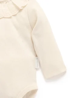 Ruffle Pointelle Bodysuit