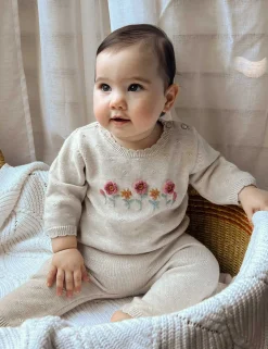 Scalloped Knit Set
