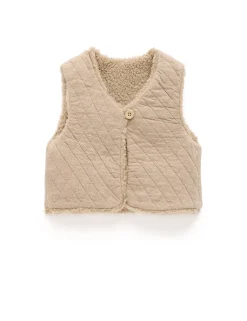 Shearling Reversible Vest