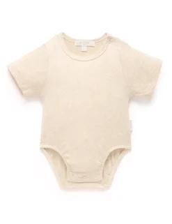 Short Sleeve Ribbed Bodysuit