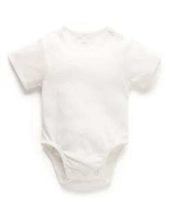 Short Sleeve Ribbed Bodysuit