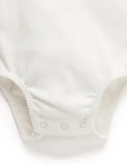 Short Sleeve Ribbed Bodysuit
