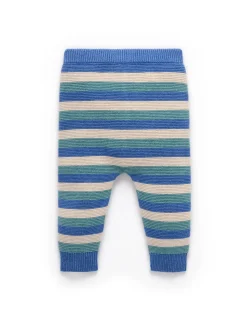 Striped Knitted Leggings