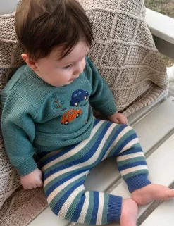 Striped Knitted Leggings