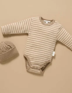 Striped Merino Bodysuit
