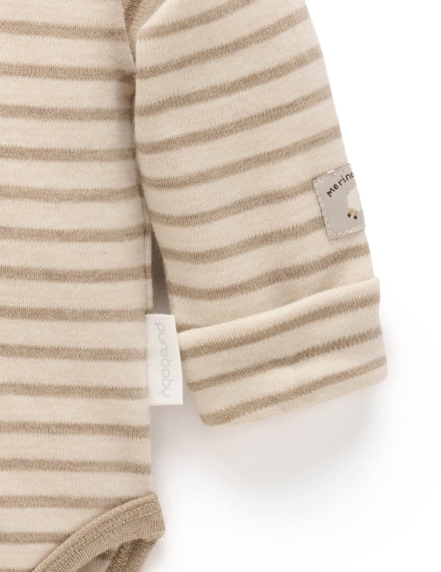 Striped Merino Bodysuit