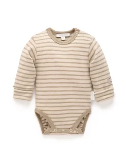 Striped Merino Bodysuit