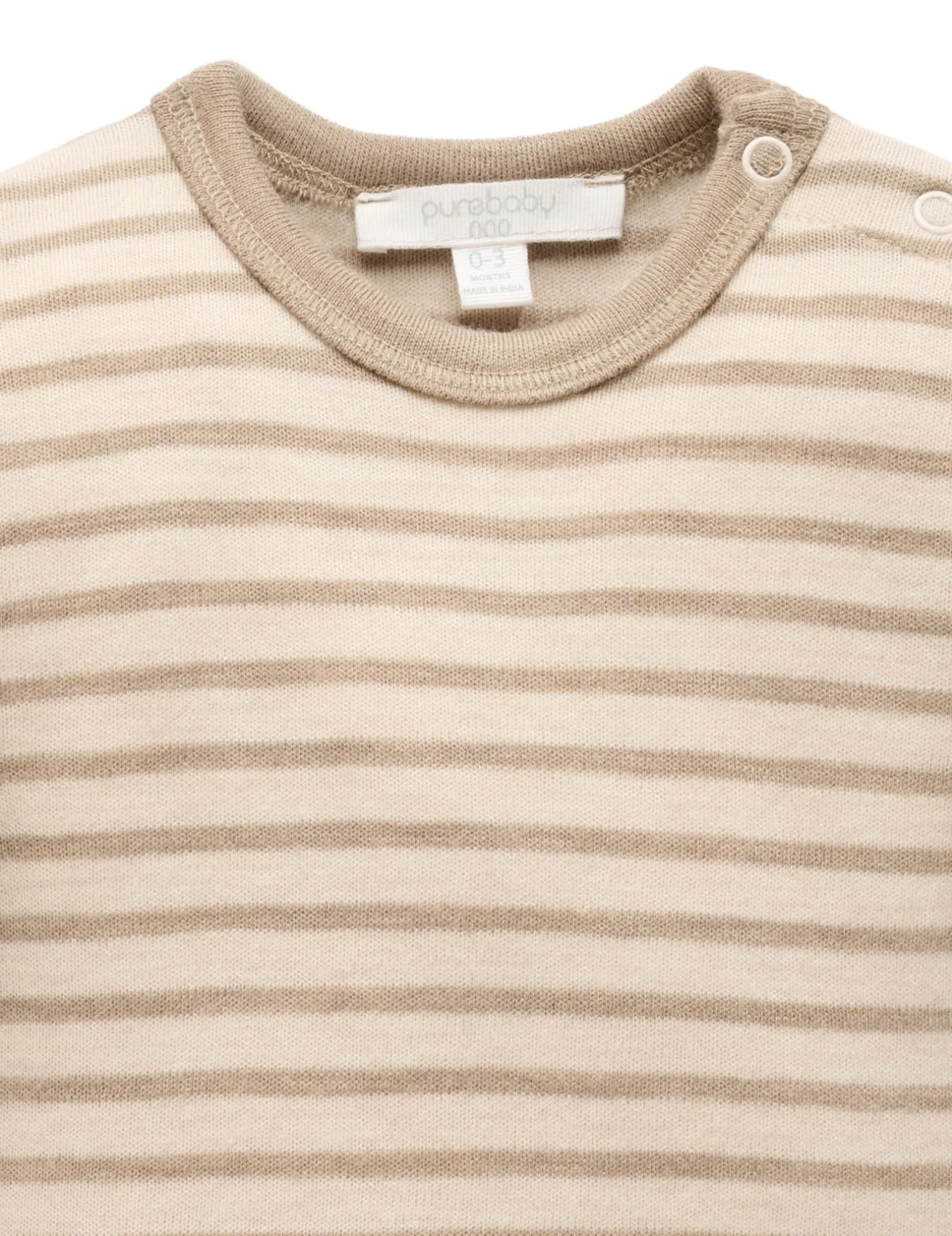 Striped Merino Bodysuit