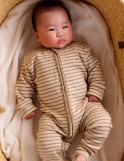 Striped Merino Growsuit