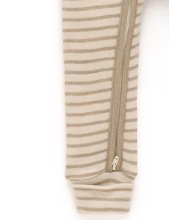Striped Merino Growsuit