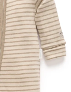 Striped Merino Growsuit