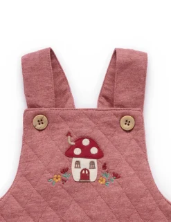 Toadstool Quilted Overalls