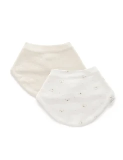 Vanilla Bear 2 Pack Dribble Bib