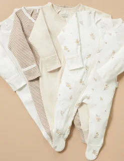 Wattle Bee 4 Pack Zip Growsuit