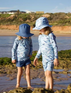Whale Pod Long Sleeve Rashie Set