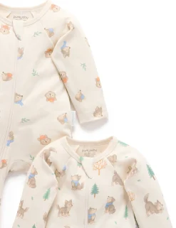 Wolf Cub 2 Pack Zip Growsuit