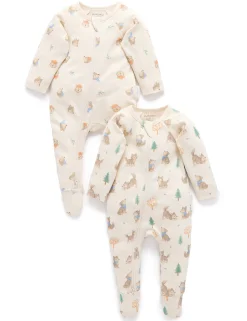 Wolf Cub 2 Pack Zip Growsuit