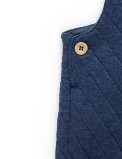 Wolf Quilted Overalls