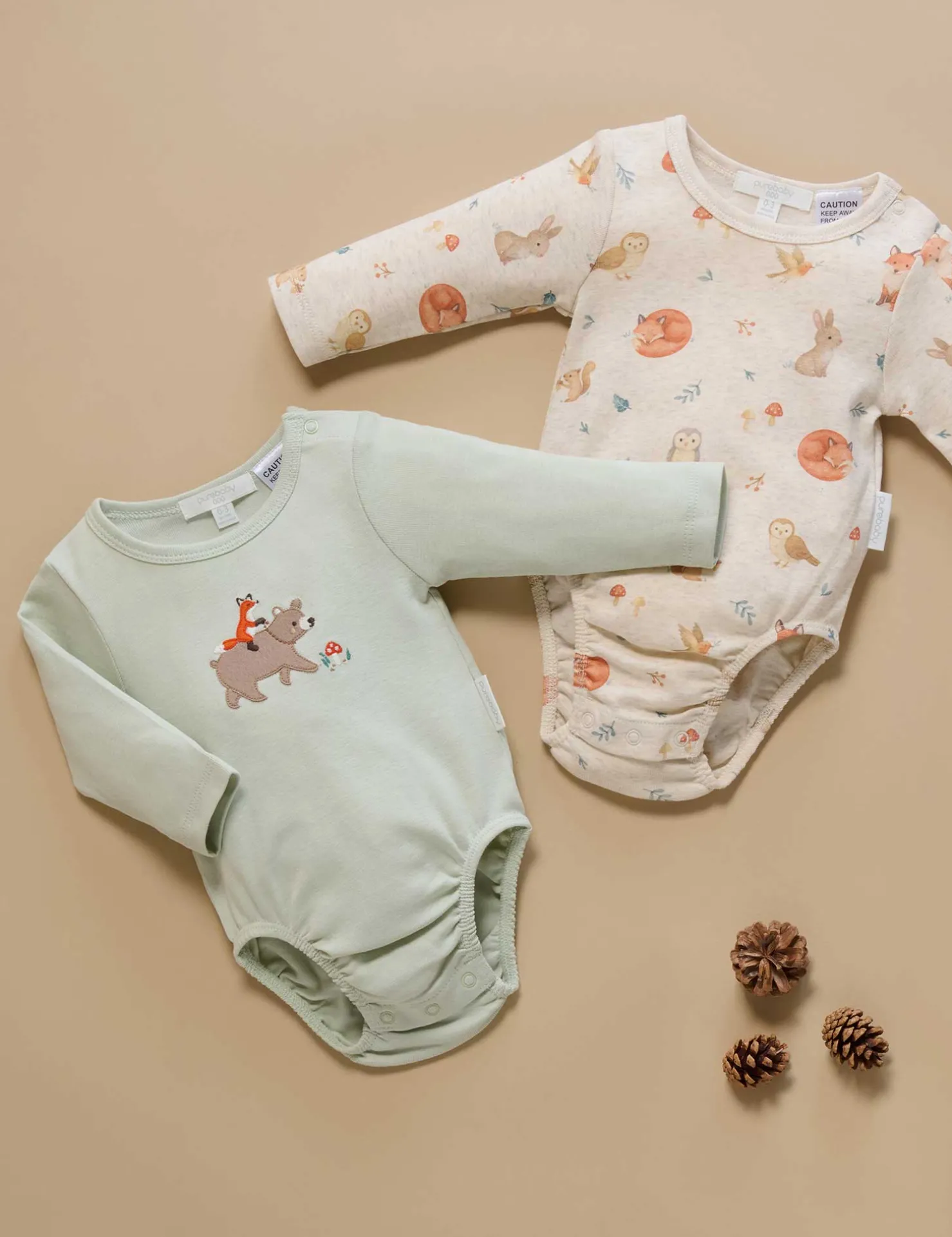 Woodland Bodysuit Set
